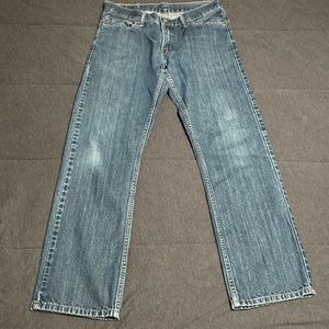 Levi Strauss straight fit jeans.
